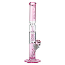 Tubo de vidro do gelo do cilindro para o tabaco com espiral Perc (ES-GB-237)